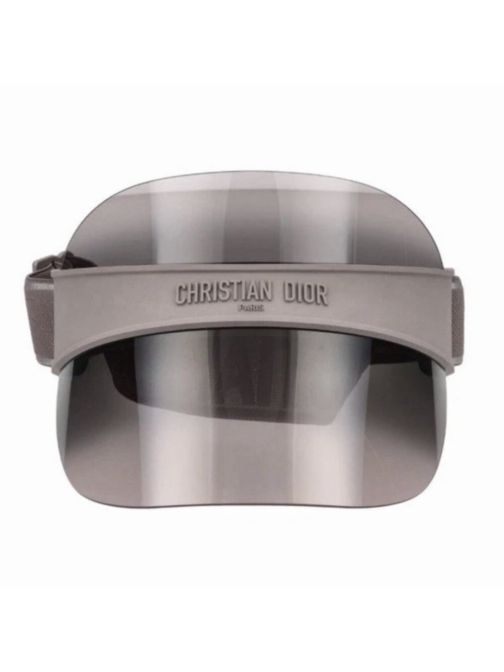 NEW DIOR Visor Sunglasses Grey DiorClub V1U 100% Auth Gradient Sunshield